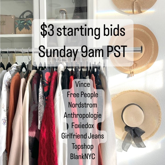 Sun June 4 @ 9am PST. Closet Clearout! 🎉 - Picture 6 of 13